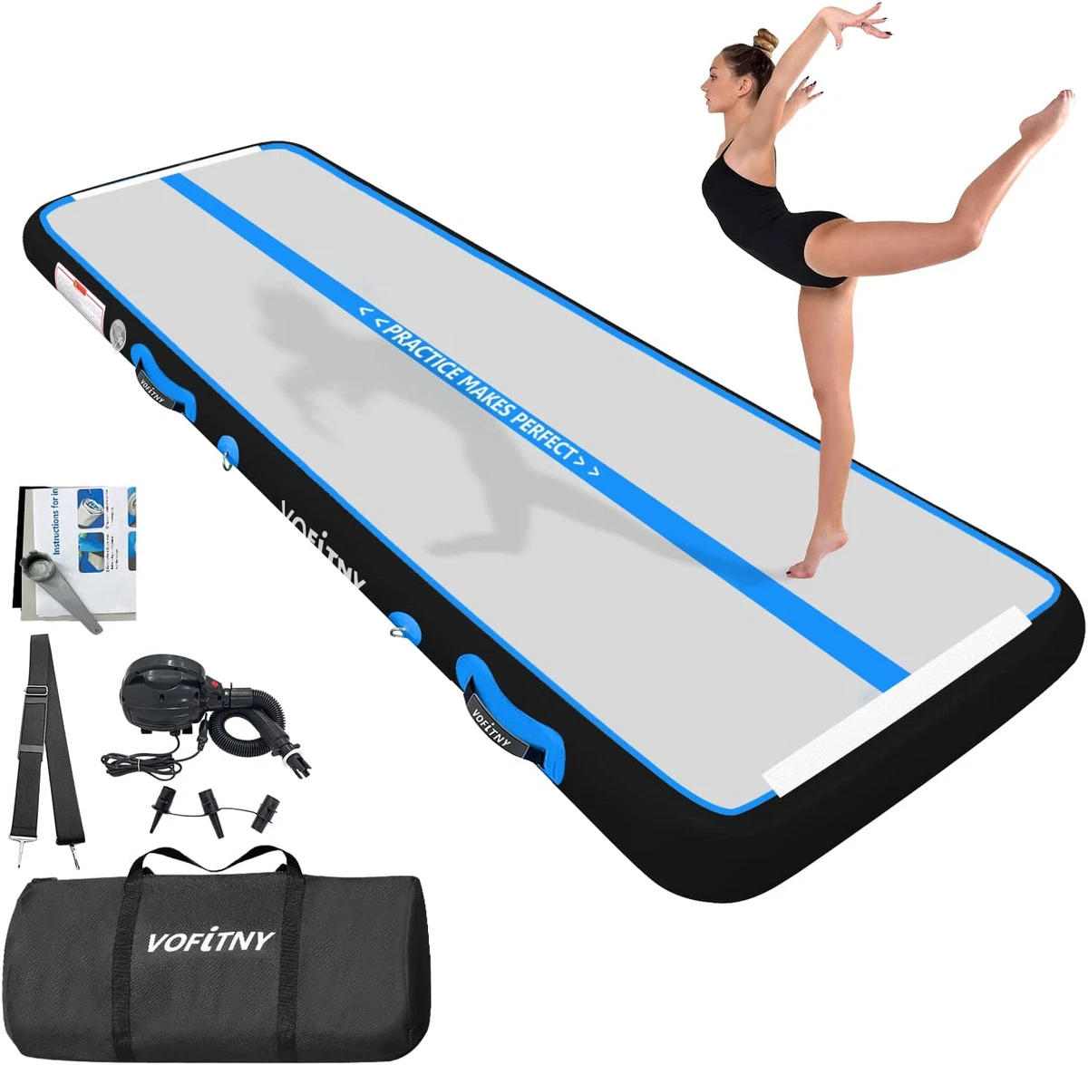 Gymnastics inflatable tumble track sale