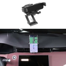 Black Dashboard Center Cell Phone Bracket Fit For Land Rover Evoque 2019-2021