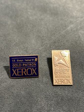 - VINTAGE OLYMPIC PINBACK XEROX GOLD PATRON 91