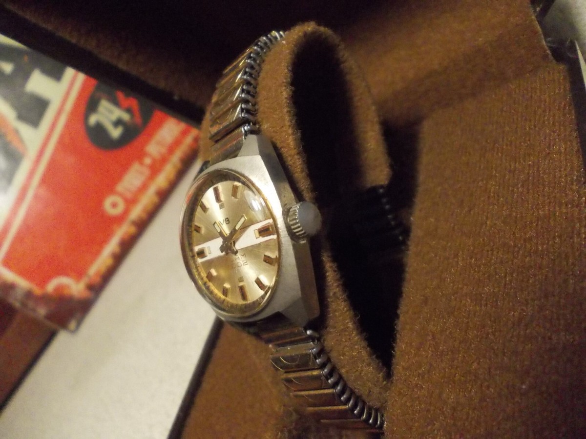 Montre Femme Vintage VB Team Mouvement Suisse - Style Sport Rétro Années 80/90 - Fonctionne Bien