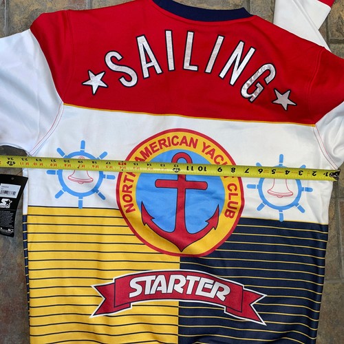 Maglione Starter Black Label Wind Jamming Sailing North American Yacht Club L - Foto 6 di 6