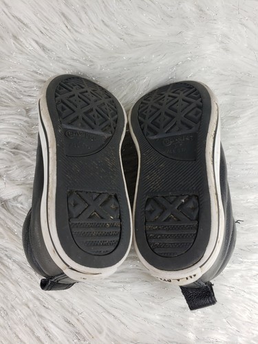 CONVERSE ALL STAR Chuck Taylor Black Leather Junior Size 1 Sneakers - 第 6/6 張圖片