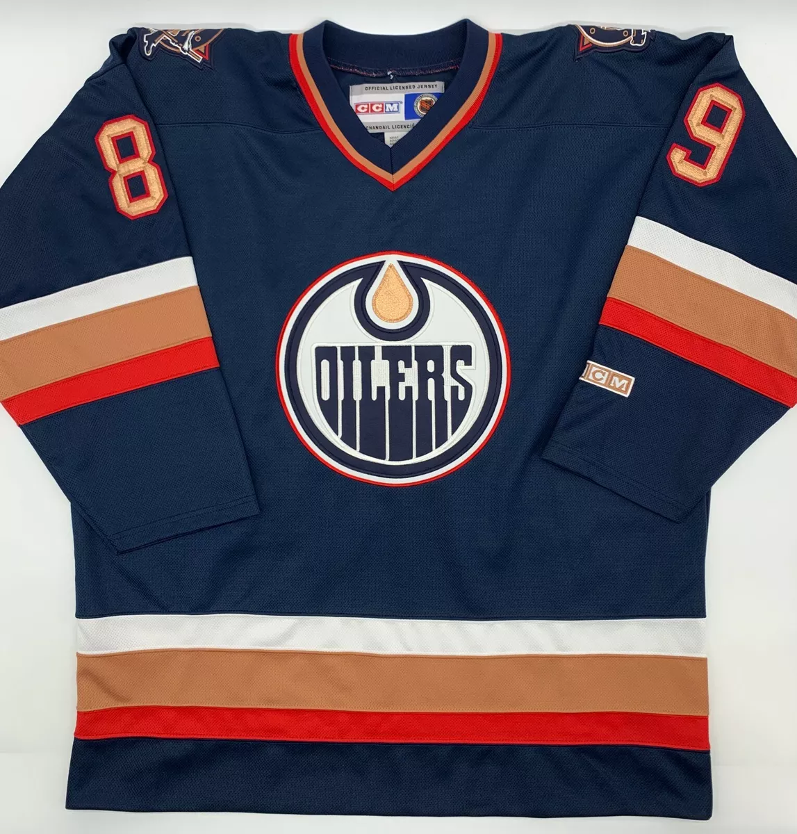 Edmonton Oilers Jersey Size XL Blue Nhl Ice Hockey