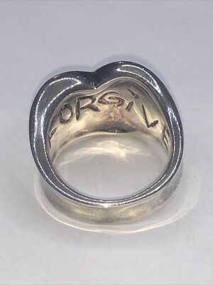 RLM Studio Robert Lee Morris Sterling Silver FORGIVE Band Ring