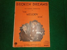 Rare Promo 1930 Broken Dreams The Melody Man movie with You Darlin’ sheet music