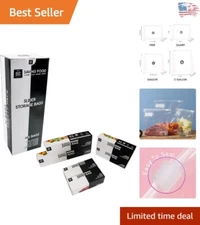 145-Count Slider Variety Storage Bags with Expandable Bottom - Microwave-Safe