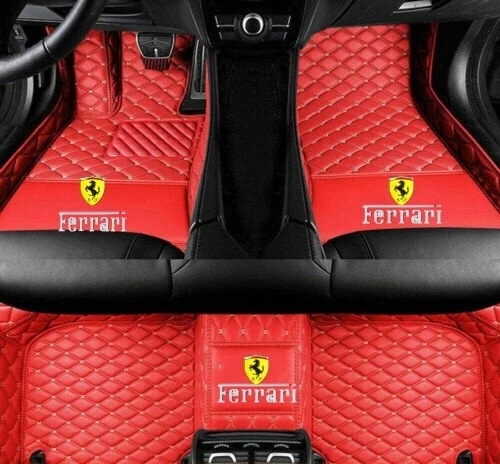 For Ferrari Car Floor Mats All Models Right Hand Drive Carpets Custom Waterproof Foto 4 de 4