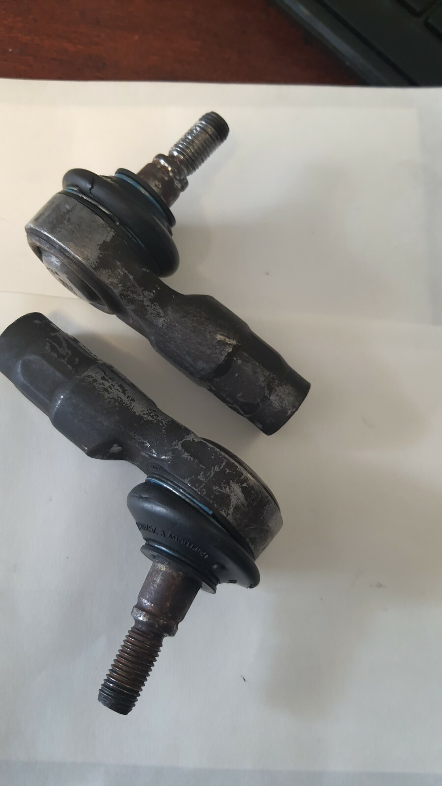 TWO good used OEM outer tie rods FOR MASERATI 03-12 QUATTROPORTE