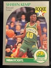 1990-91 NBAHoops SHAWN KEMP RC Rookie Card #279 HOF Gem-Mint Super Clean