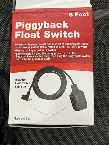 Huckepack Schwimmerschalter 8 Fuß kompatibel zu allen Weitwinkel angebunden - Bild 4 von 6