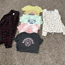 Girls Aeropostale And American Eagle Shirts L...