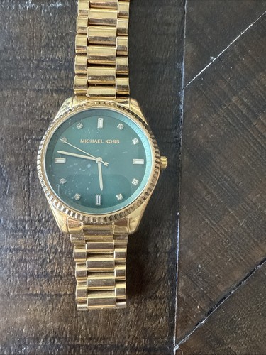 Michael Kors Watch Blake Emerald Green Dial Gold-tone MK3226 - Picture 2 of 5