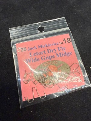 Vintage Gaelic Supreme Jack Mickievicz  Letort Dry Fly Hooks