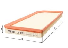 MAHLE Luftfilter LX 1262 Filtereinsatz für AUDI KTM A3 GOLF LEON SEAT TT 3C5 5P5