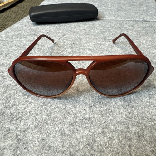 SMITH OPTICS Vintage Burgundy Frame Sol-X 400 Sunglasses Amber Lens Japan Rare - Picture 3 of 10