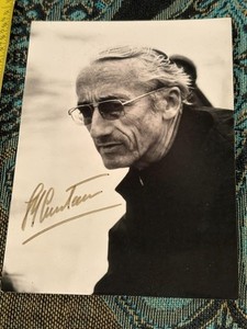 JACQUE  COSTEAU   rare      CERTIFIED  AUTOGRAPH
