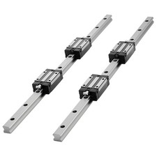 Uimoso Linear Rail Guide Kit HGR20 with 600 mm Rails, Ball Screw, Slide Blocks