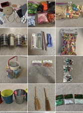 Huge Lot Of Various Vintage Crafting Supplies