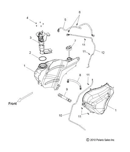 Conjunto de bomba de combustible para Victory Vision All 2008-2017 reemplazar 2521030 2520786 Foto 2 de 4