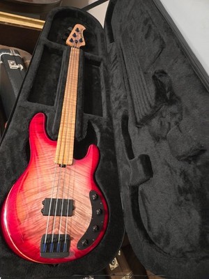 Ernie Ball Music Man BFR S Special Fretless Bass Guitar - Fluorite Flare