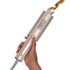 Upgraded Automatic Rotating Curling Iron - CurlPro Plus Long 1 inch Gold