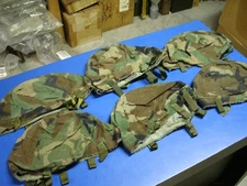 LOT OF 6 WOODLAND HELMET COVERS  FOR MEDIUM / LARGE  PASGT HELMET