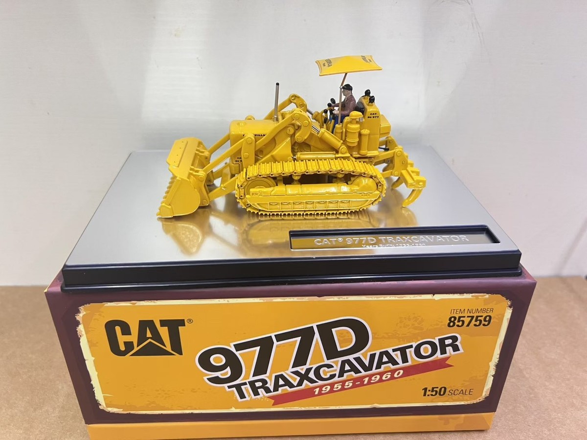 Caterpillar Cat 977D Traxcavator 1955-1960 1/50 Metal Diecast