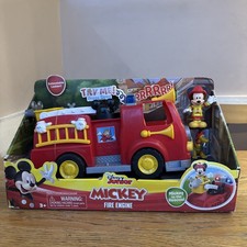 New Disney Junior Mickey Mouse Fire Engine Truck Lights Sounds Brand New In Box