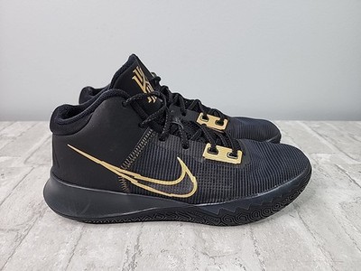 Nike Kyrie Flytrap IV Black Gold Basketball Shoes Men's Size 11.5 CT1972-005