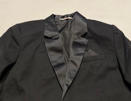 Boys' Suit Tuxedo Jacket - Cat & Jack Black Size 12 - NWT - Picture 4 of 5