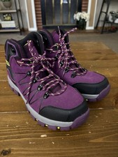 Mujeres Botas Impermeables Senderismo Zapatos Alta Pandilla Zapatos Antideslizantes Tenis para Trabajo
