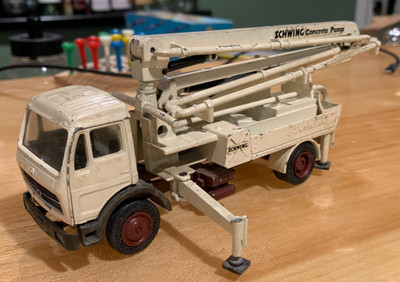NZG N°170 - POMPE A BETON MERCEDES BPL 600 HD KVM 23 SCHWING
