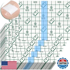 Lothee 50pc Waterproof Tattoo Aftercare Film 4x5" Transparent Adhesive Dressing