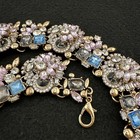 Vintage Eye Candy LA Sloane Crystal Flower Collar Statement Necklace Gold Tone — photo 8