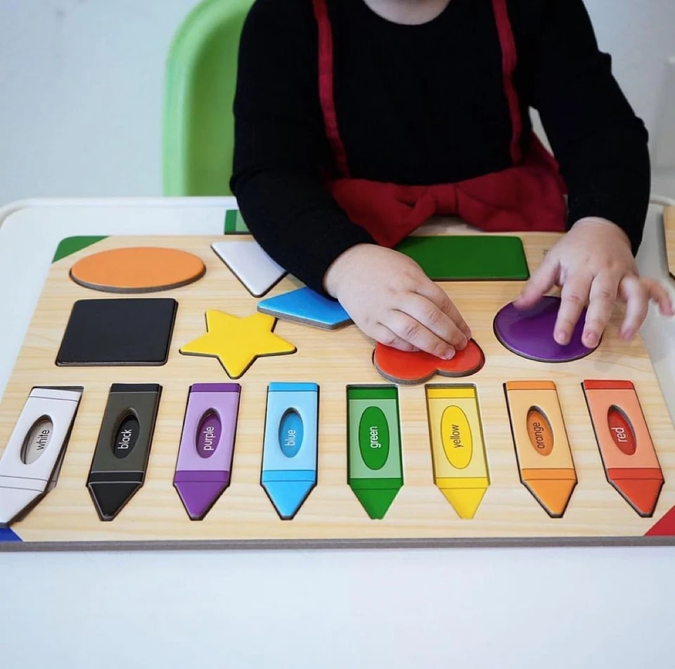 The Learning Journey: Lift & Learn Puzzle Colors & Shapes – Preschool Toys &... - Image 2 of 4