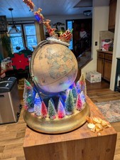 Santa Giving Gifts Around The World