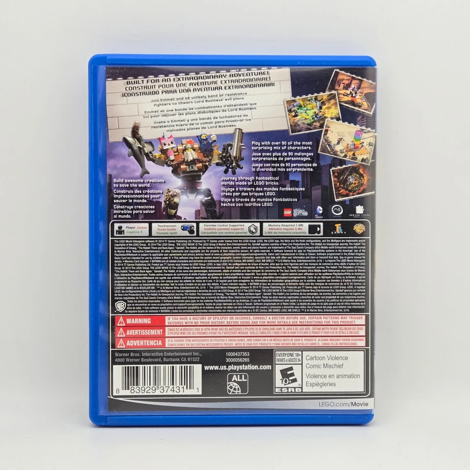 The LEGO Movie Videogame PlayStation Vita Great Condition Tested and Working - Image 3 of 4