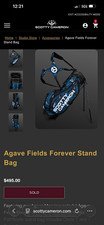 Scotty Cameron Agave Fields Forever Stand Bag 14-Way Dual Strap Blue/Black