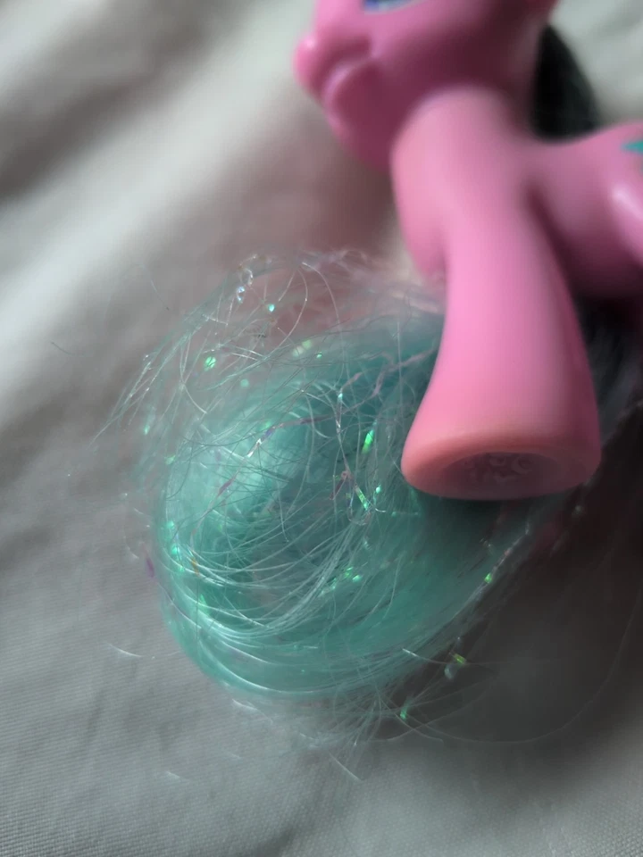 My Little Pony G4 Starbeam Twinkle Pink Brushable Figure 3" Tinsel Mane Unicorn - Image 2 of 4
