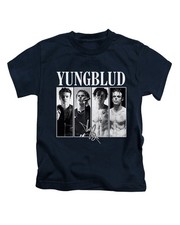 Four Pics Yung-Blud Adults T-Shirt Fun Music Inspired Tee Top New
