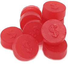 Cherry Juju Coins, Soft Chewy Candy Unwrapped, 2-Pound Bag