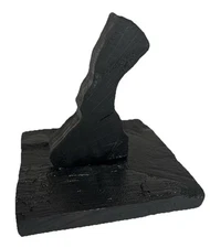 Irish Bog Oak Natural Wood Sculpture Ancient Abstract Art Strength Magical Gift