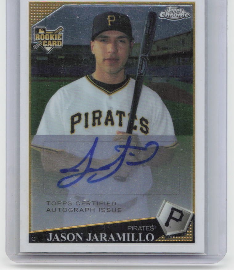 Jason Jaramillo #233 2009 Topps Chrome Baseball Autographed Rookie Refractor