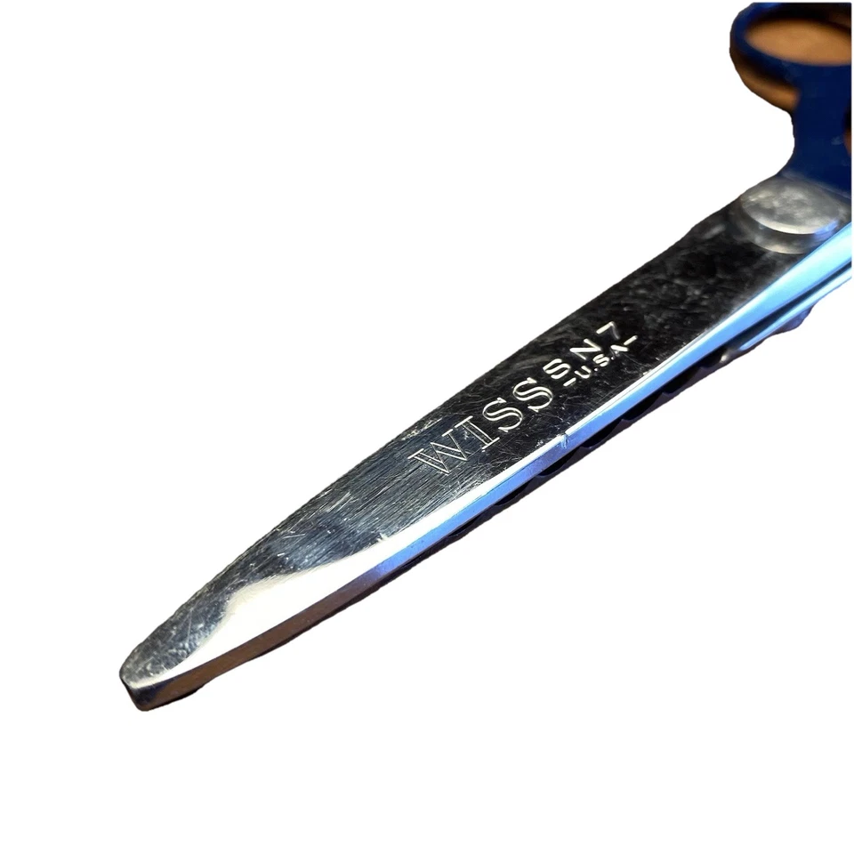 WISS SN 7 USA 7.5” Scalloping Craft Scrapbooking Scissors Kai Cutlery 5350 Set - Image 3 of 4