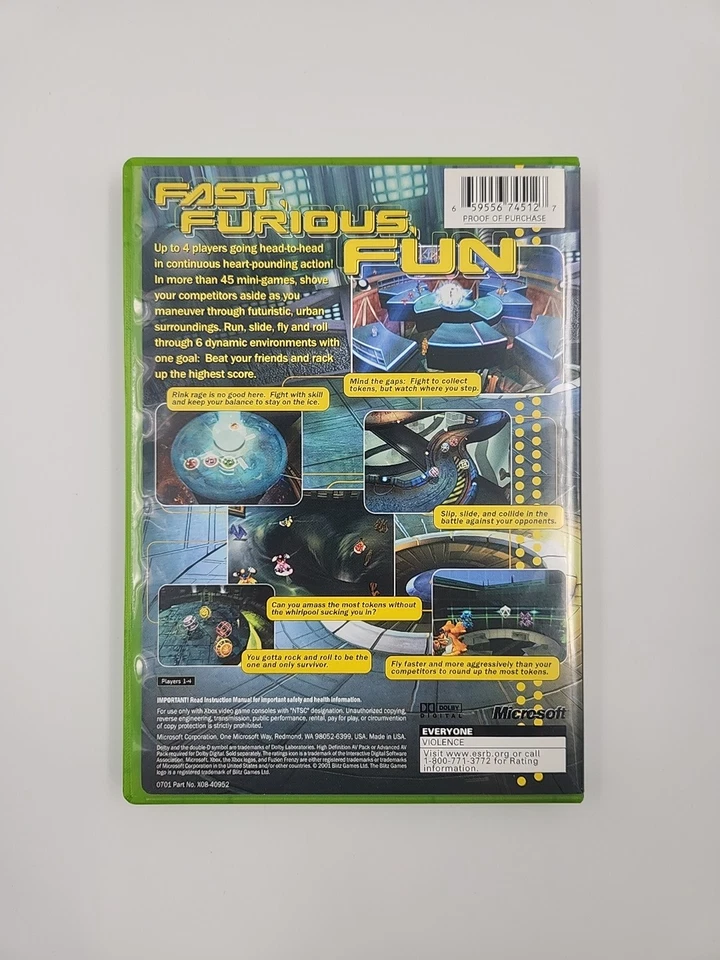 Fuzion Frenzy Xbox Complete CIB - Image 2 of 4