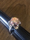 Vintage Mexico Sterling Dragon's Breath Faux Fire Opal Ring Signed Size 5 — photo 3