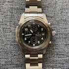 Bulova Quartz Chronograph with Black Dial (Working)