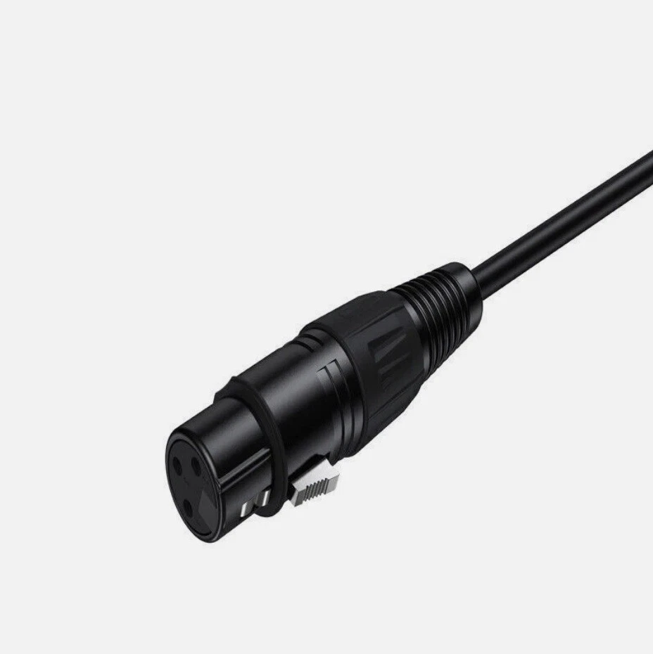 XLR Male to Female Microphone Cable Balanced 3 Pin Mic Connector Extension Cord - Image 3 of 4