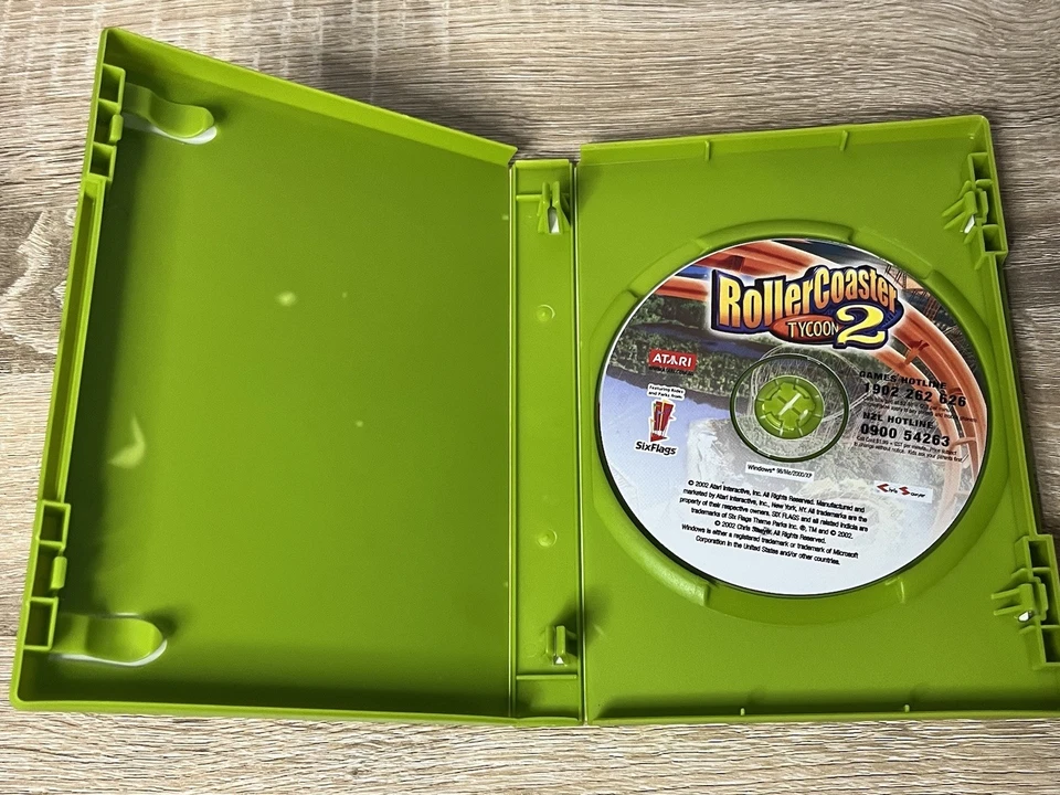 Roller Coaster Tycoon 2 PC CD Rom 2002 Windows Retro Vintage Video Game VGUC - Image 4 of 4