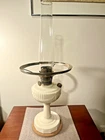 Aladdin Model B Lincoln Drape Alacite Lamp COMPLETE w/ Burner, Lox-On, Chimney